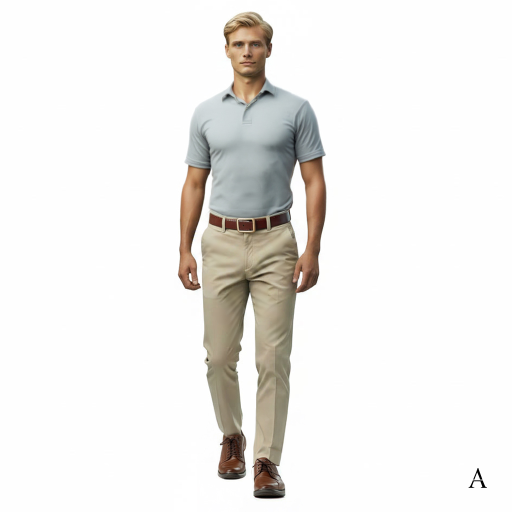 Premium Polo shirt blue